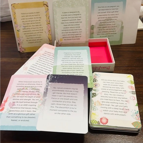 MAMA NATURAL Affirmation Cards Beautiful & Colorful inspirational cards Set/50 - Picture 7 of 11